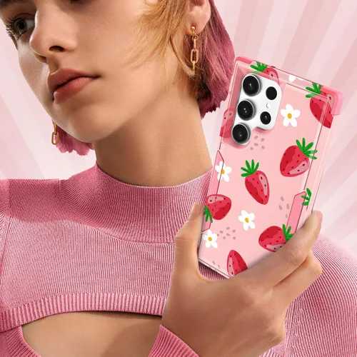 Miniatura 255 de Funda para Samsung Galaxy S22 - Funda de Teléfono para Mujeres Chicas Lindas Cubierta Diseño Único Estético Genial para Adolescentes Kawaii Fresa