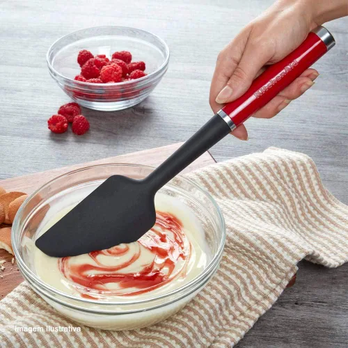 Miniatura 2 de KitchenAid KE031OHERA - Espátula raspadora clásica Rojo 2