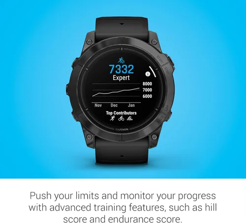 Miniatura 6 de Garmin epix Pro (Gen 2), 51mm, reloj inteligente de alto rendimiento, tecnología de entrenamiento avanzada, linterna incorporada, negro Gris pizarra