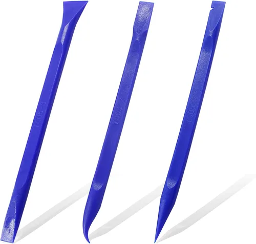 Miniatura 6 de Raspador de fibra de carbono, herramienta de limpieza de plástico antiarañazos, raspador rígido multiusos en forma de bolígrafo para pintura, Azul