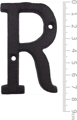 Miniatura 14 de BetLight Letras de Dirección de Casa - Números Innovadores de Hierro Forjado de 3 Pulgadas de Altura, Letras Vintage para Buzón de Metal Moldeado a