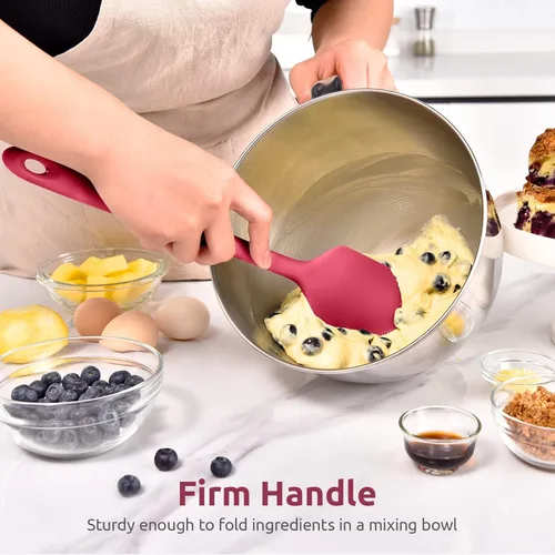 Miniatura 5 de Espátula de silicona extra grande de 14 pulgadas: U-Taste resistente al calor de 600ºF, flexible, para mezclar, remover, cocinar, raspar, hornear