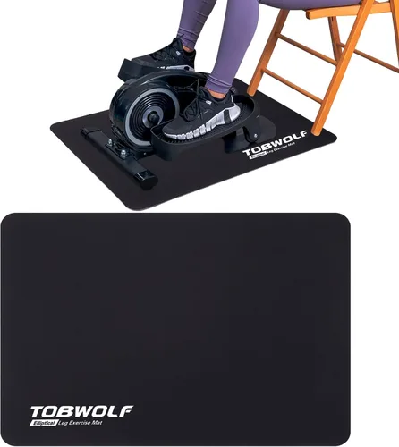 Miniatura 9 de TOBWOLF Non-Slip Workout Mat for Ellipse Leg Exerciser, Ellipse Machine Mat, Exercise Mat for Under Desk Ellipticals, Suitable for Electric Seated