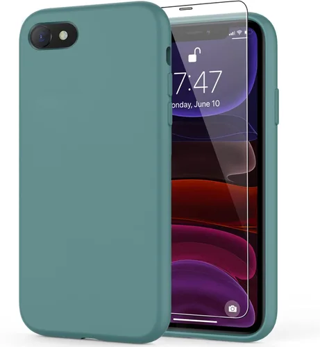 Miniatura 34 de bemal Funda para iPhone 14 Pro con protector de pantalla, silicona líquida de ajuste delgado, forro de microfibra suave, diseñada para mujeres
