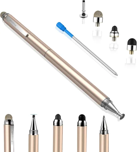 Penyeah - Lápices capacitivos para pantallas táctiles - [4 en 1] Lápiz de pantalla táctil de alta sensibilidad y precisión con punta de disco, punta