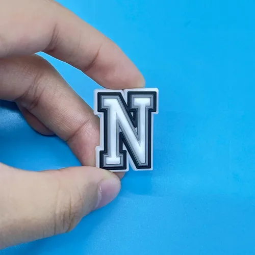 Miniatura 2 de Fannoday Dijes de letras para zapatos, dijes de zapatos para adultos, decoración de zapatos para niños y niñas