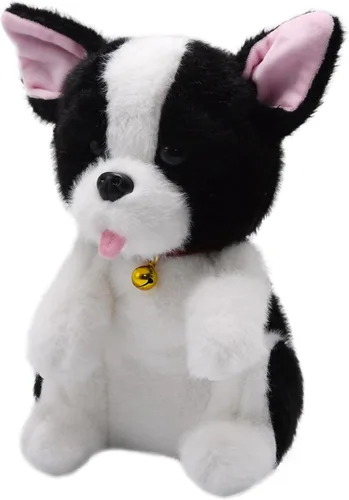 Miniatura 9 de Adorable animal de peluche de Beagle ultrasuave y esponjoso, peluche de perro pequeño con lengua rosa diminuta que asoma, regalos encantadores