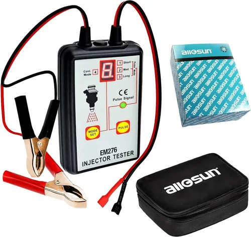All-sun comprobador para inyector de combustible, auto diagnóstico, 4 modos de pluse 12 V