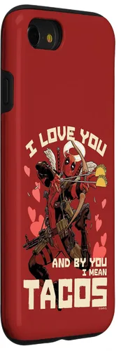 Miniatura 40 de Marvel Deadpool I Love You and by You I Mean Tacos - Carcasa para iPhone 17