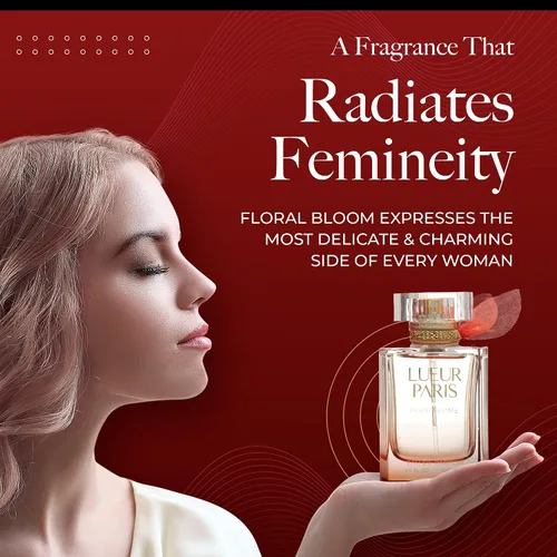 Miniatura 5 de Lueur Paris Pour Femme Perfume para Mujeres - INSPIRADO en un perfume de mujer de renombre mundial - Frutal, floral, pachulí, dulce, cítrico
