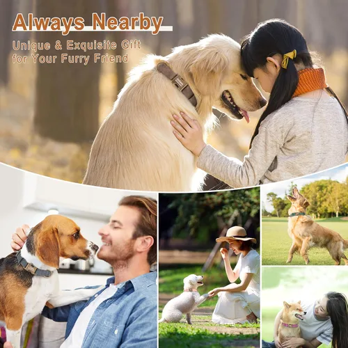 Miniatura 2 de Collares de perro personalizados para perros grandes, collar de perro de cuero PU suave personalizado con nombre y número de ID grabados, collares