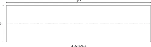 Miniatura 5 de Tabbies 68387 - Protectores transparentes para bordes de lomo, 100 unidades, tiras de refuerzo envolventes de 11 x 2 pulgadas para archivos