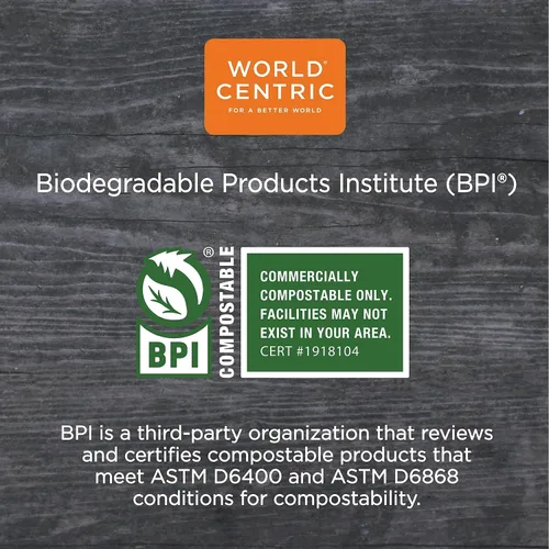 Miniatura 4 de World Centric CP-CS-9Q - Vasos Ingeo 100 % compostables