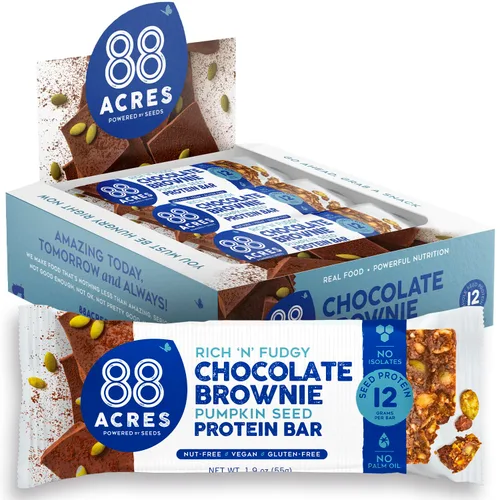 Miniatura 6 de 88 Acres Banana Bread - Barra de semillas de proteína de 9 unidades, 1.9 onzas