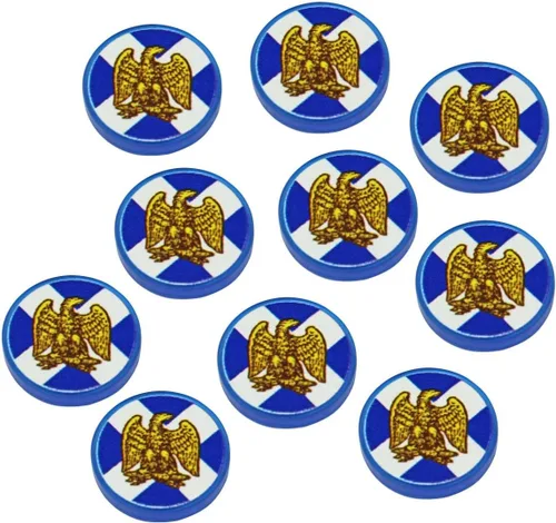 Miniatura 11 de LITKO Ficha Napoleónica Miniaturas Históricas Wargame Game Pieces Paquete de 10 (francés)