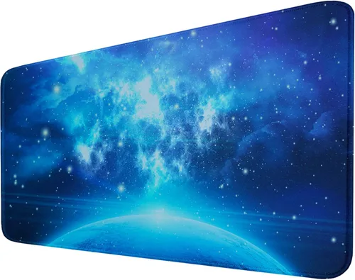 Miniatura 9 de Alfombrilla de mouse grande para juegos, 31.5 x 15.7 x 0.12 pulgadas, alfombrilla de mouse extendida, antideslizante, resistente a derrames