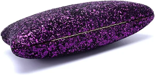 Miniatura 4 de Bolso de noche con purpurina para mujer, bolso de mano con lentejuelas, para cóctel, baile de graduación, fiesta, bolso de mano brillante