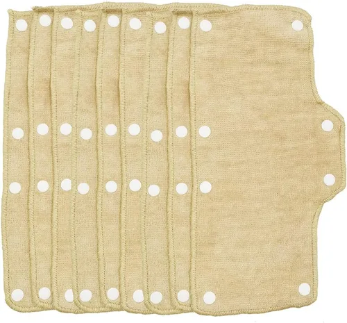 Miniatura 35 de NAEE Banda transpirable púrpura para casco duro Lavable Terciopelo Algodón Banda para casco duro abrochable (3, Púrpura)