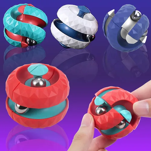 Paquete de juguetes para ansiedad, bola órbita, novedosa pista creativa, cubo infinito, bolas para aliviar el estrés, juguetes sensoriales para