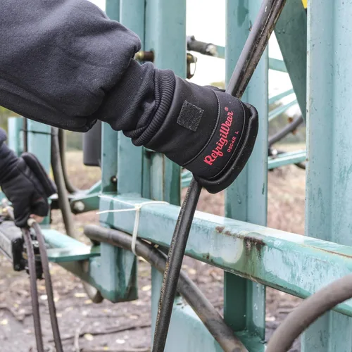 Miniatura 3 de RefrigiWear Softshell Convertible Mitt - Guante de trabajo aislado con dedos abiertos