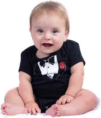 Miniatura 5 de Ann Arbor T-shirt Co. Bebé Esmoquin Bebé Divertido Humor Infantil Una Pieza