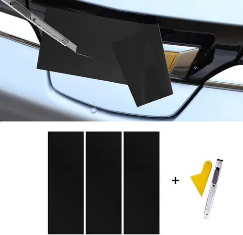 Miniatura 2 de Compatible con pegatinas de vinilo para logo de Bowtie, emblema para cortar y pegar, 3 unidades, color negro mate, para Chevy Negro mate 3