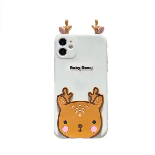 Miniatura 8 de Bonita funda de dibujos animados compatible con Samsung Galaxy S20 FE, funda protectora de goma de silicona suave con personaje de muñeca de Conejo