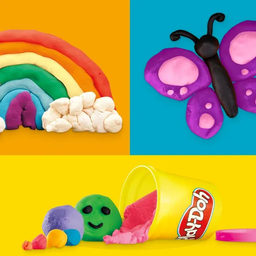 Miniatura 10 de Play-Doh - Compuesto para modelado, paquete de 24 colores, no tóxico, latas de 3 onzas de colores surtidos, suministros de regreso a clases