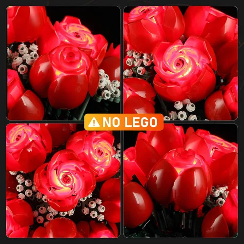 Miniatura 6 de LIGHTAILING Luz para Lego- 10328 Ramo de Rosas - Kit de iluminación LED compatible con el modelo de bloques de construcción Lego - No incluye