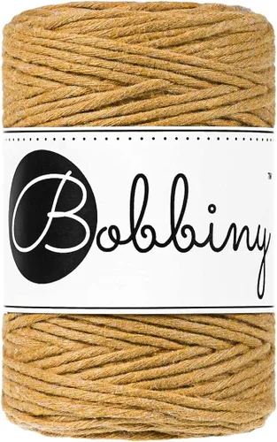 Miniatura 33 de Bobbiny Cordón de macramé de una sola capa para bebé de 0.069 pulgadas (100% algodón reciclado)