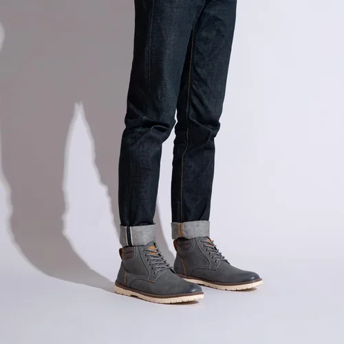 Miniatura 6 de Vostey - Botas de senderismo para hombre de estilo casual resistentes al agua tipo chukka