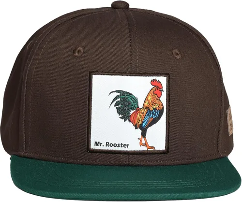 Miniatura 8 de EDTREK Gorra Snapback de rendimiento para exteriores con ala plana - Bordado único de animales Naranja - Faisán