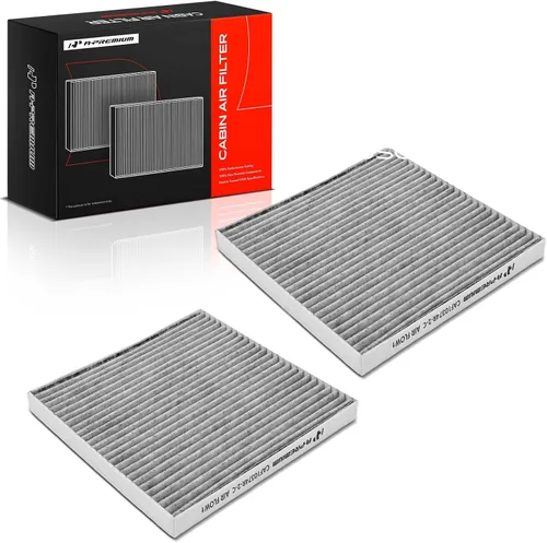 Miniatura 9 de A-Premium Filtro de aire de cabina de 2 piezas con carbón activado compatible con los modelos Toyota, Dodge y Pontiac - Tacoma 2005-2023, Dart