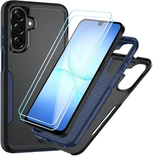 Miniatura 47 de Funda para Samsung Galaxy A15 5G con protector de pantalla HD [protección contra caídas de grado militar] Protección de cuerpo completo resistente a