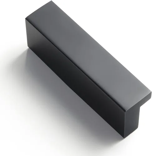 Miniatura 20 de Goo-Ki - Tiradores de gabinete de 12 piezas – Tiradores de cajón de latón cepillado claro de 3 pulgadas (76mm) con centros de agujeros – Tiradores