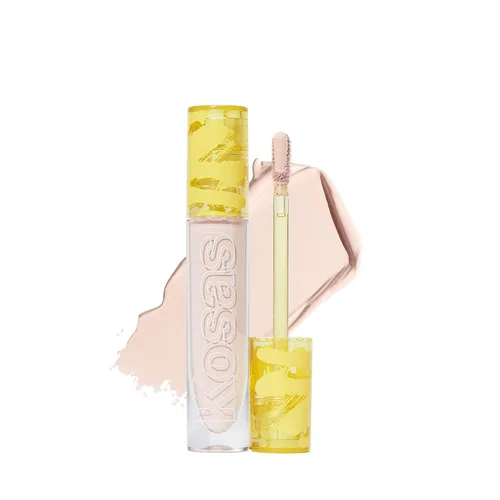 Miniatura 18 de Kosas Revealer Corrector - Maquillaje de cobertura media con ácido hialurónico, oculta las ojeras debajo de los ojos, manchas oscuras e Tono 6.8 W