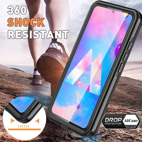 Miniatura 4 de AICase Funda impermeable para Samsung Galaxy S22 Plus 5G (6.6 pulgadas), a prueba de nieve, a prueba de polvo, a prueba de golpes, con certificación