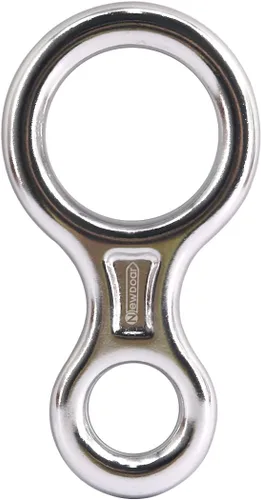 NewDoar Equipo de escalada Equipo de descenso Placa de aparejo 40kN Rescate Figura 8 Descender con Oreja Grande Bent-Ear para Escalada Belaying y