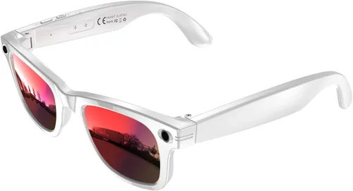Miniatura 10 de Gafas inteligentes AI con cámara,Foto y video HD,Gafas de sol Bluetooth Altavoces incorporados,Música inalámbrica y llamada