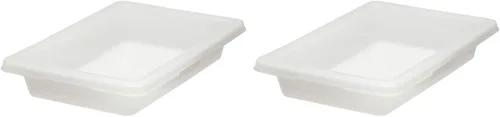 Miniatura 28 de Rubbermaid Commercial Products Tapa de caja de almacenamiento de alimentos para tamaños de 8.5, 12.5, 16.5 y 21.5 galones, transparente