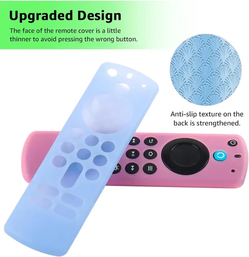 Miniatura 2 de Paquete de 3 fundas protectoras de silicona ONEBOM para control remoto, funda de silicona Brilla en la oscuridad