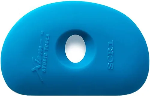 Xiem Tools Costilla de arcilla de silicona firme para cerámica y cerámica (juego completo)