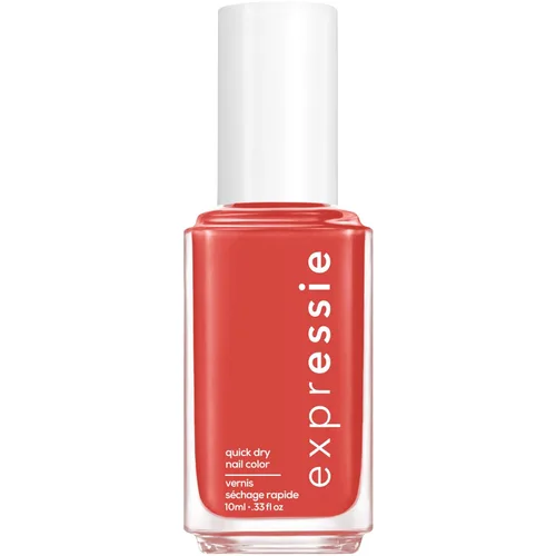 Miniatura 12 de essie expressie - Esmalte de uñas vegano de secado rápido, azafrán en el movimiento, naranja marrón cálido, 0.33 onzas. 04 SAFFR-EN MOVIMIENTO