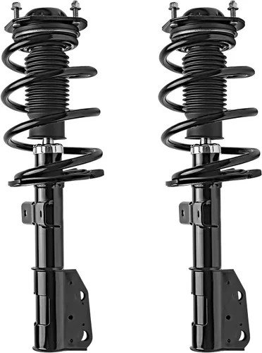Miniatura 3 de Detroit Axle - Puntales y Amortiguadores para Chevy Traverse Buick Enclave GMC Acadia Saturn Outlook 2007-2012, 2 puntales delanteros con resorte
