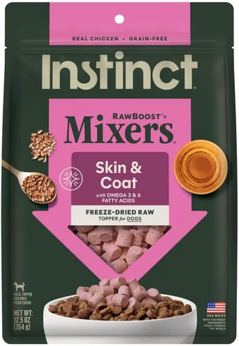 Miniatura 11 de Instinct Raw Boost Mixers Multivitamínico para Perros Adultos Aderezo de Comida Liofilizada, Bolsa de 5.5 oz