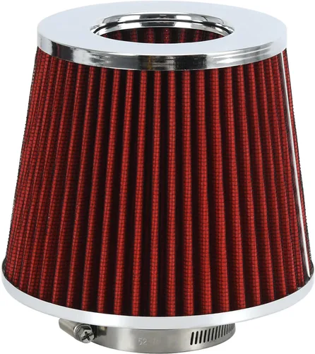 Miniatura 19 de Filtro de aire universal de cuello negro de 38 mm para automóvil, sistema de entrada de aire de alto flujo, entrada de aire limpia y fría, sistema