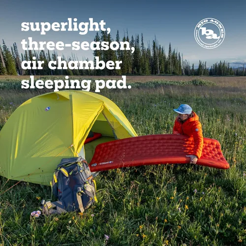 Miniatura 3 de Big Agnes Rapide SL - colchón inflable aislante, ultraligero, compacto para todas las estaciones de mochilero y senderismo, bolsa de bombeo
