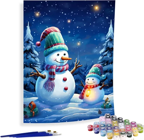 Miniatura 13 de Diymood Kits de pintura por números para adultos, esqueleto, pintura al óleo, pintura al óleo, pintura acrílica por números, kits para niños