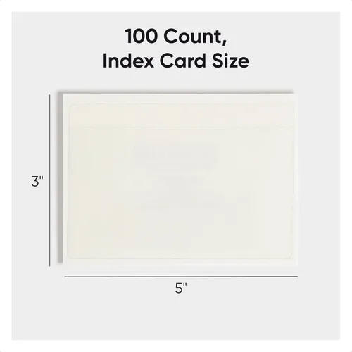 Miniatura 2 de Smead bolsillos autoadhesivos, 100 por caja, Transparente