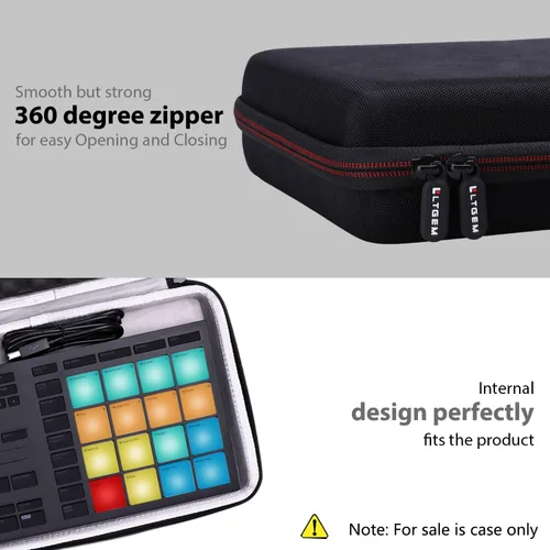 Miniatura 5 de LTGEM EVA - Estuche rígido para controlador de tambor Native Instruments Maschine Mikro Mk3